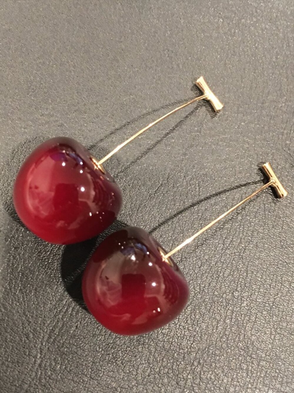 Anthropologie Cherry Drop Earrings